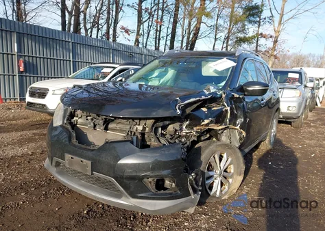 2015 Nissan Rogue Sv from USA, damaged, VIN KNMAT2MV7FP519446